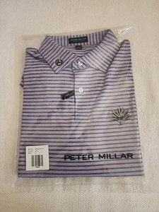 Scotty Cameron Peter Millar Miles Performance Jersey "Agave Man" Polo L Lavender - Picture 1 of 8