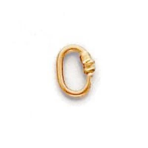 14KT Gold Pendant Link Lock Clip-On Enhancer for Pendants Small Bail Single Use - Picture 1 of 11