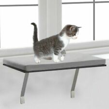 Qican Poleiro para janela de gato Rede para janela de gato Prateleira de  descanso para gatos 360 ° Assento ensolarado para gatos Ventosas montadas  extra grande economizando espaço : : Pet Shop