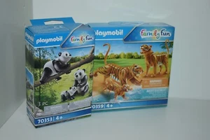 Playmobil 70359 y 70353 Tigres y Osos Panda se adapta a: Zoo, Wild Park, Safari - Imagen 1 de 2