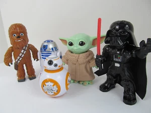 Lot of 5 Disney Star Wars Bop It BB-8 R2d2 Grogu Chewbacca Darth Vader TESTED C - Picture 1 of 12