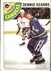 1978-79 O-Pee-Chee #191 Dennis Kearns - GOOD
