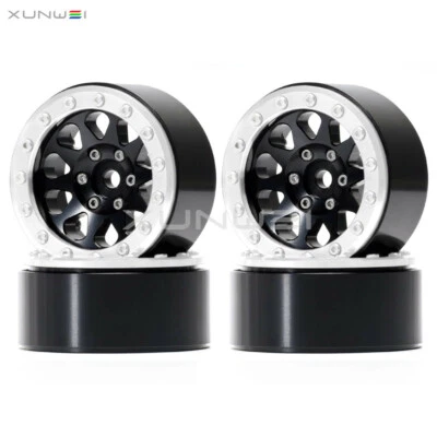 1.9 inch Beadlock Wheel Rim 4pcs for 1/10 D90 Tamiya TRAXXAS RGT Himoto Redcat - Image 1 of 4