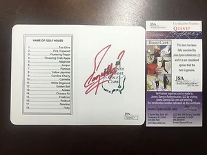 Fuzzy Zoeller Signed Masters Augusta Scorecard JSA Coa - Picture 1 of 1