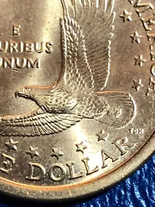 2000 P Sacagawea Wounded Eagle beautiful strike luster great coin - Picture 1 of 8