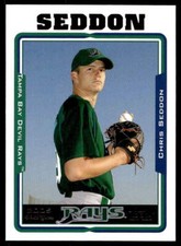 2005 Topps #300 Chris Seddon  FY, RC  Tampa Bay Devil Rays