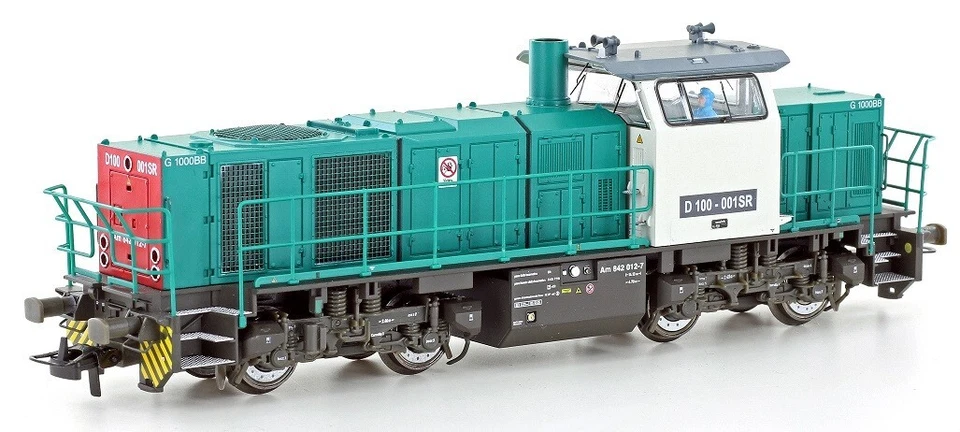 Cabine Mehano PI-MH90200 D100 - 001 SR SBB CARGO ITALIA verde fígado cinza - Imagem 1 de 1