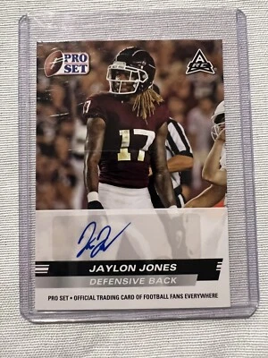 Jaylon Jones 2022 Pro Set #PSA-JJ1 Rookie Auto - Image 1 of 2
