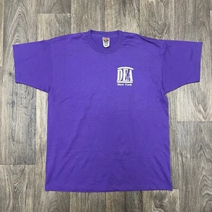 Camiseta De Colección Años 90 DEA Agencia Antidrogas de Nueva York Manga Corta Talla XLarge - Imagen 1 de 7