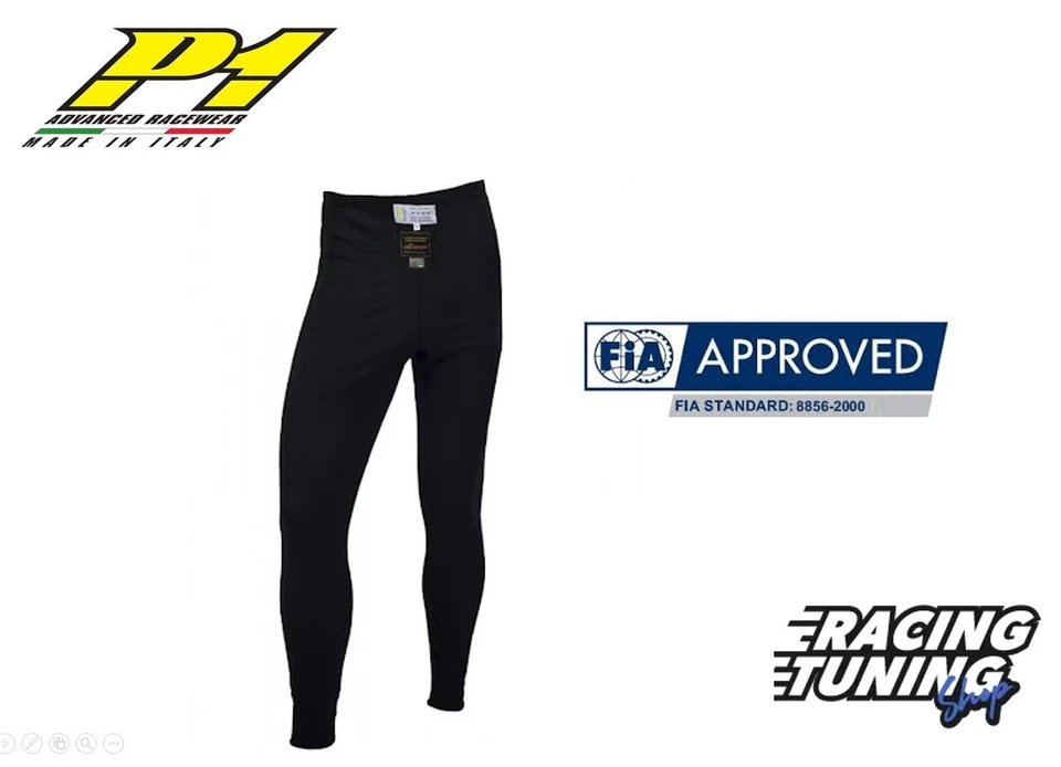 PANTALONE SOTTOTUTA OMOLOGATA FIA P1 RACEWEAR COMFORT - UNDERWEAR RACING FIA  - Immagine 1 di 1