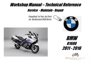BMW K1600 K 1600 Service Repair Workshop Manual USB 2011 - 2016 - Picture 1 of 9