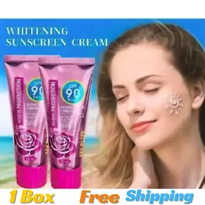 Kiss Beauty Crema Solare SPF 90+ Alta P Protezione Solare Viso 60ml EXP2029 Spedizione Gratuita - Foto 1 di 8