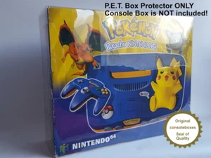 P.E.T. Plastic Console Box Protector for Nintendo 64 PIKACHU Console Box N64 - Picture 1 of 2