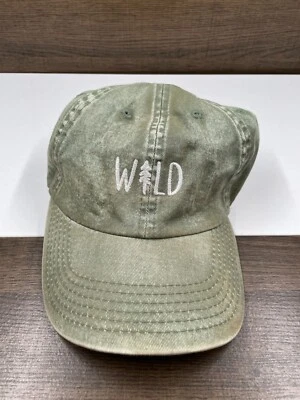 Grandes Accesorios WILD Bosque Verde Denim Sombrero Senderismo Exterior Gorra Correa Trasera Foto 1 de 4