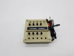 Califone 1218AV-PY 8-Position Mono Jackbox 1/4“ & 3.5mm Plugs - Picture 1 of 7