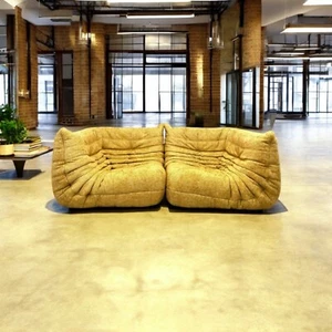 Yellow Ligne Roset Togo two corners modular sofa - Picture 1 of 15