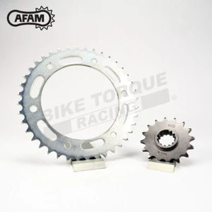 AFAM Steel Sprocket set to fit Triumph 900 Tiger GT / Rally / Pro 2021-2022 - Picture 1 of 3