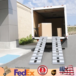 Truck Car Auto Trailer Ramps 2pcs Aluminum Trailer Ramps Loading Ramps USA - Bild 1 von 21