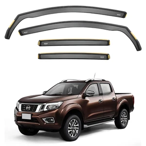 ISPEED Wind Deflectors for Nissan Navara NP300 Double Cab 2014-2024 4pc Set - Picture 1 of 9