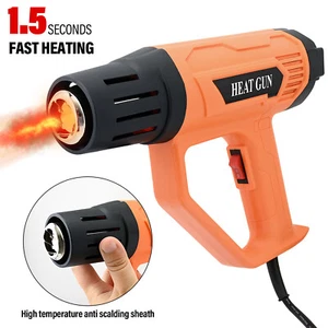 Orange Heat Gun Temperature Display Switch 2000W FOR Window Tint Wrapping Tool - Picture 1 of 12