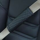 2X Seat Belt Cushion Cover Car Safety Shoulder Pads Leather Soft Harness Strap