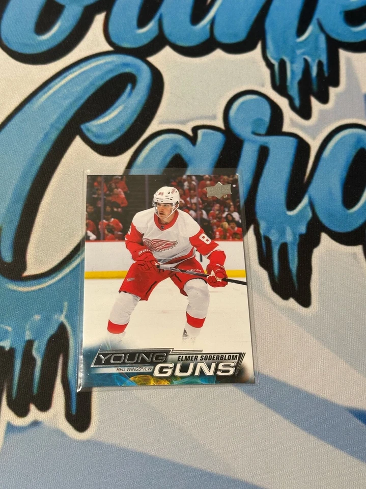 2022-23 Upper Deck Series 2 Elmer Soderblom Young Guns RC #489 Detroit Red Wings - Image 1 of 1