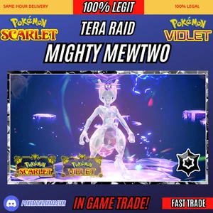 Pokemon Scarlet And Violet ✨ Mighty Mewtwo mit Mightiest Mark ✨Unrivaled ✨ - Bild 1 von 3