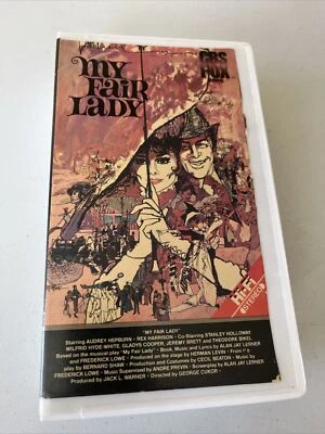 My Fair Lady VHS (Part 1 & 2) Audrey Hepburn, Rex Harrison Foto 1 de 2