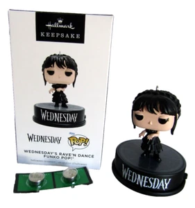 Hallmark Funko Pop RAVE 'N DANCE WEDNESDAY Addams Musical Ornament 2024 MIB - Picture 1 of 4
