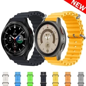 Ocean Silicone Starp for Huawei Watch 3/Pro GT3 Pro GT2 2e GT GT2 42mm 46mm Band - Picture 1 of 22