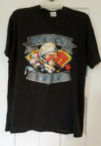 Bon Jovi Concert Shirt Vintage 1989 one owner pre owned hair band  rock T Shirt  - Picture 1 of 5
