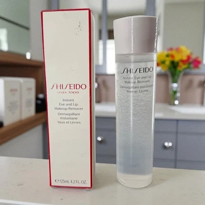 SHISEIDO GINZA TOKYO Instant Eye & Lip Makeup Remover 125mL / 4.2 fl oz SEALED - Image 1 of 4