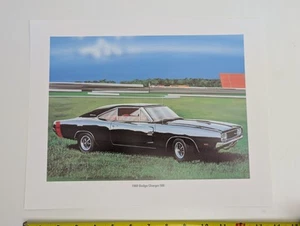 1969 Dodge Charger 500 11x14 Poster Print - Bild 1 von 3