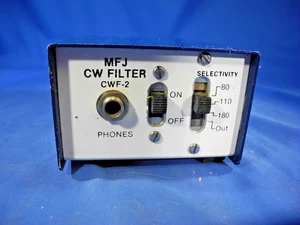 MFJ ELECTRONICS "CWF-2" CW AUDIO FILTER CW Filter QRP Ham Radio - Picture 1 of 9