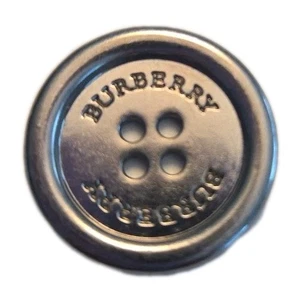 Burberry Authentic Replacement Button Gun Metal Bag Marked MG/2 - Picture 1 of 8