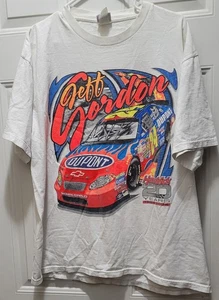 T-shirt vintage Jeff Gordon stampa all over Nascar 20 anni grafica uomo taglia XL - Foto 1 di 6