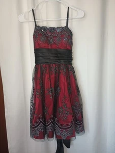 Blondie Nites Y2K Babydoll Mini Dress Juniors 9 Sparkly Prom Whimsigoth Fairy - Picture 1 of 14