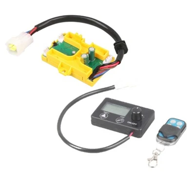 RV Heater Replacement Control Main Board Remote Range 50m 6-button LCD Switch - Image 1 of 4