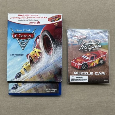 Disney Pixar: Cars 3 (Blu-ray + DVD 2017 3-Disc + Lightning McQueen Puzzle Car) - Image 1 of 4