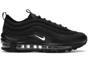 Nike Air Max 97 GS Triple Black Anthracite 921522-011 sz 5Y Youth = 6.5 Women's - Picture 1 of 10