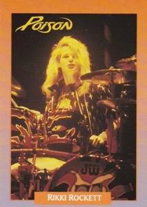 1991 BROCKUM ROCKCARDS SINGLE TRADING CARD #218 RIKKI ROCKETT