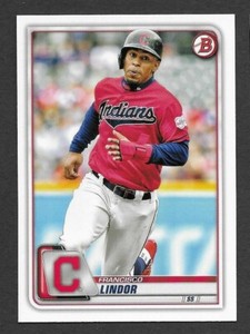 2020 Bowman #4 Francisco Lindor Cleveland Indians