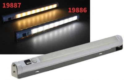 LED Unterbauleuchte mit Bewegungsmelder, Schrankleuchte, Batteriebetrieb, 30 Sek - Bild 1 von 2