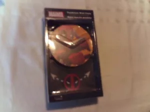 Marvel Comics Deadpool Wall Clock With Pendulum Brand New In Box - Picture 1 of 4