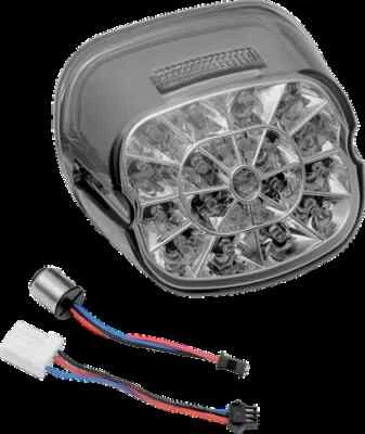 Luz trasera doble LED con lente de humo DS para Harley Heritage Softail Classic 99-17 Foto 1 de 4