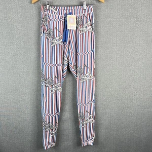 Lularoe Jax Joggers Womens XS Extra Small Americana Striped Planes New - Picture 1 of 11