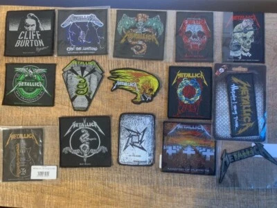 Metallica Selection Of Officially Licensed Sew On Patches Discounts Available
