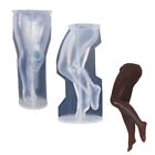 Cake Resin Molds Lower Body Beautiful Legs 3D Art Wax Mold Silicone Candle Mold