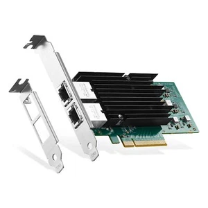 Adaptateur réseau 2 ports Ethernet PCIe 10G contrôleur LAN Intel X540 carte r... - Photo 1/7