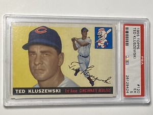 TED KLUSZEWSKI 1955 Topps #120 Cincinnati Reds PSA 5